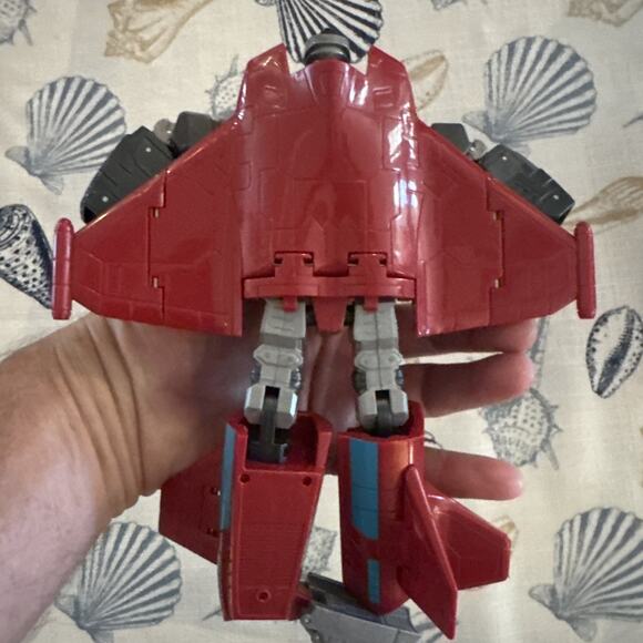 VINTAGE HAP-P-KID TRANSFORMER JET FIGHTER ROBOT - Picture 7 of 8